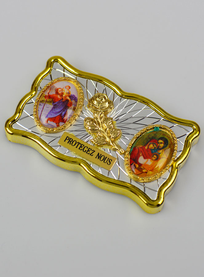 Plaque Auto Magnet St Christophe & Ste Famille (pic 2)