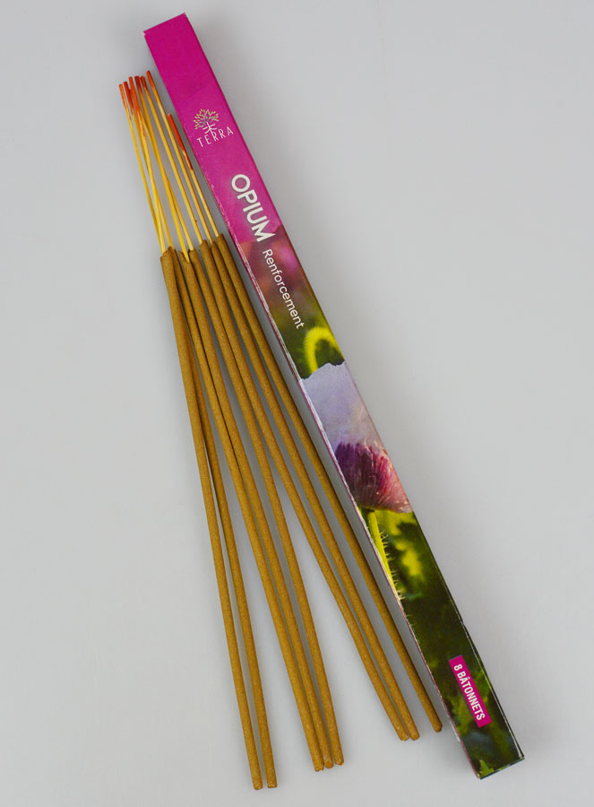 Encens en Bâtonnets Opium 12g - Sans Charbon (pic 1)
