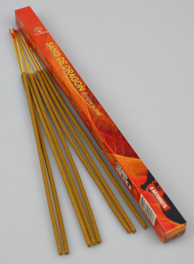 Encens en Bâtonnets Sang du Dragon 12g - Sans Charbon (pic 2)