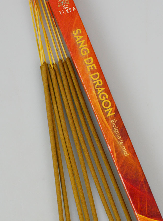 Encens en Bâtonnets Sang du Dragon 12g - Sans Charbon (pic 3)