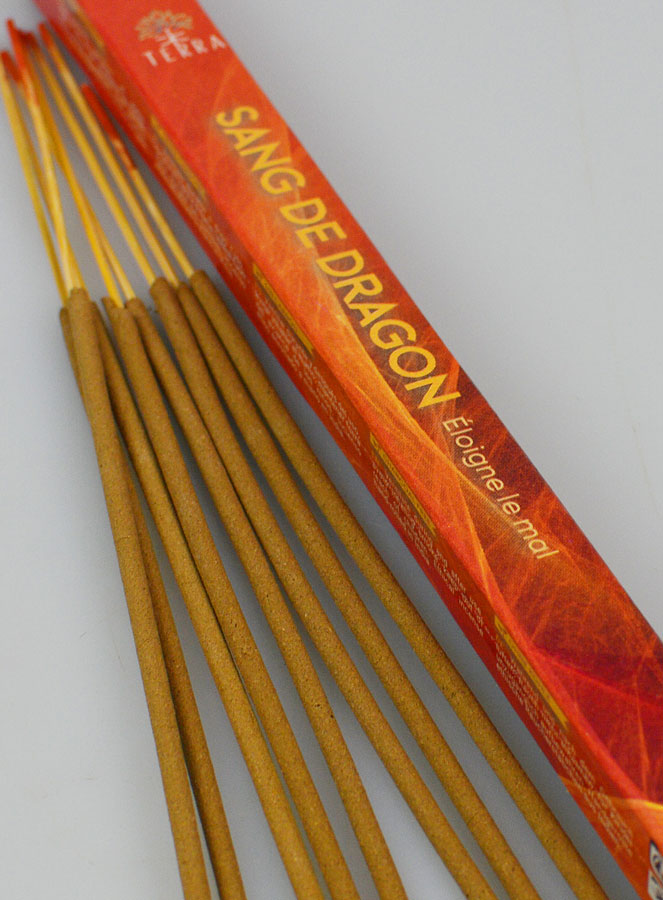 Encens en Bâtonnets Sang du Dragon 12g - Sans Charbon (pic 4)