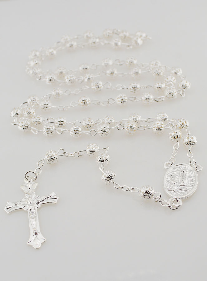 Chapelet de Lourdes en Argent Strass (pic 2)