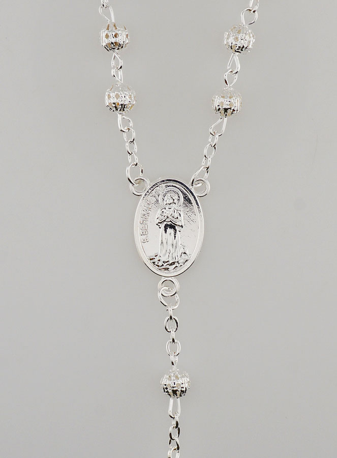 Chapelet de Lourdes en Argent Strass (pic 4)