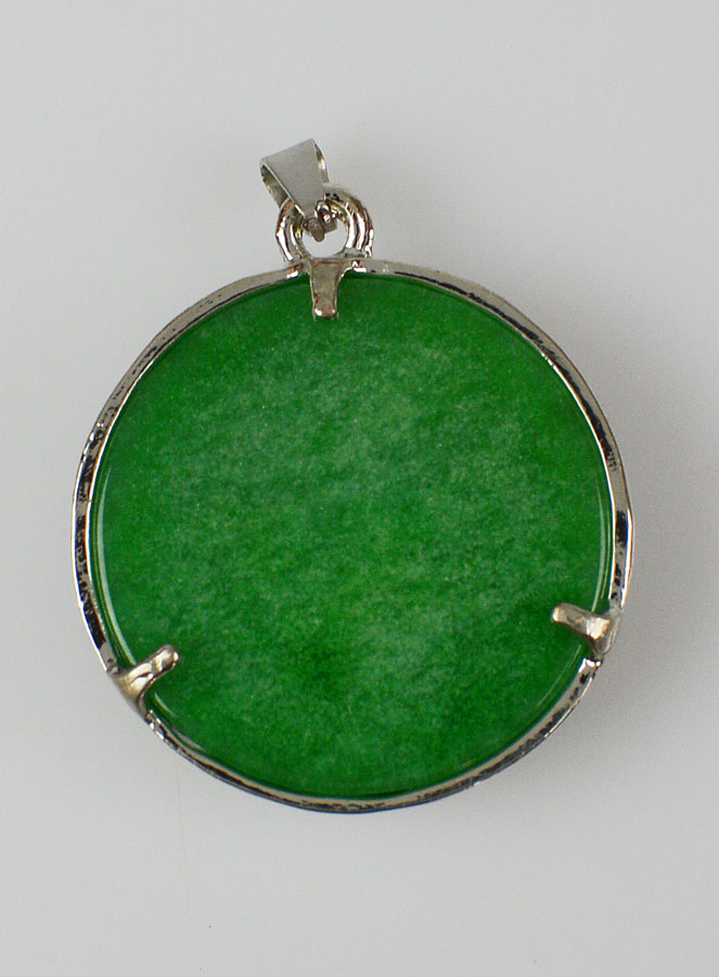 Pendentif Fleur de Vie Pierre Naturelle Aventurine Verte (pic 3)