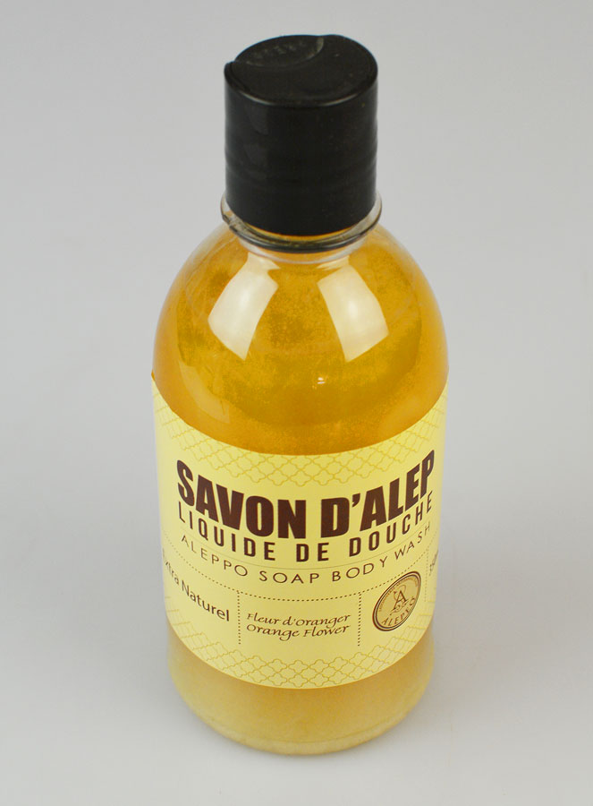 Savon d'Alep Liquide - Fleur d'Oranger - 350ml (pic 2)