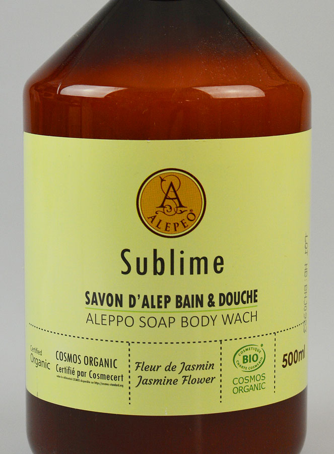 Savon d'Alep Liquide - Fleur de Jasmin - 500ml (pic 3)