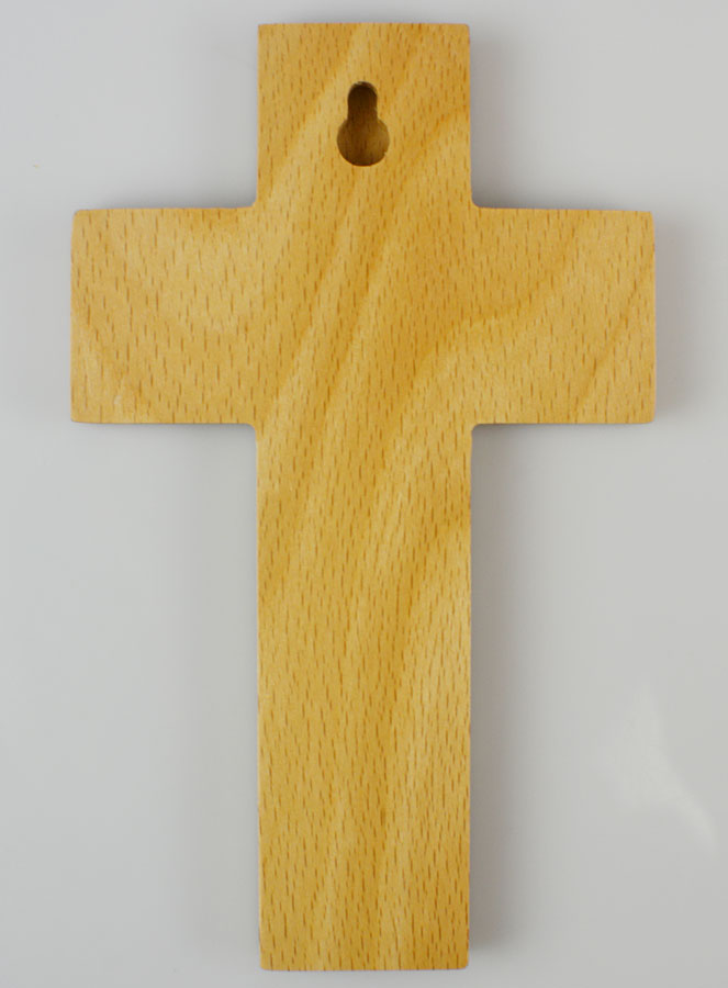 Croix Enfant en Bois - Jésus Lumière de Paix et d'Espérance (pic 4)
