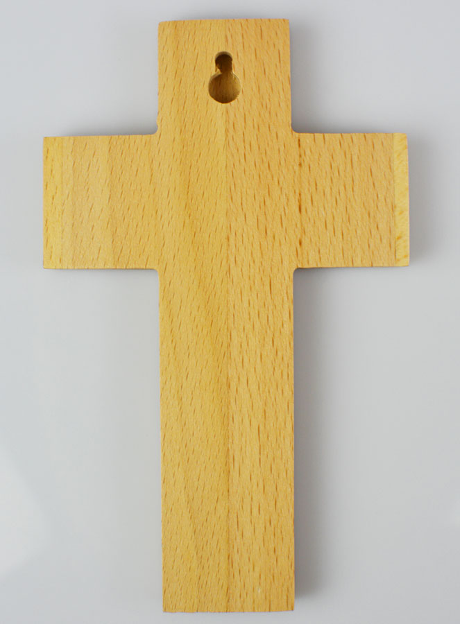 Croix Enfant en Bois - Ma Famille & Jésus Sauveur (pic 4)