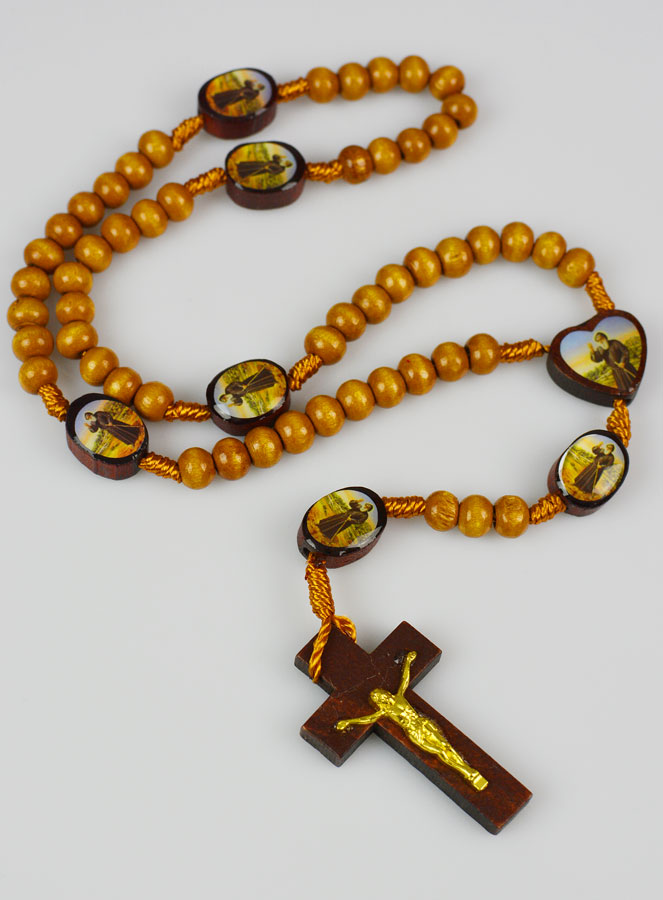 Chapelet de Saint Charbel en Bois & Corde (pic 2)
