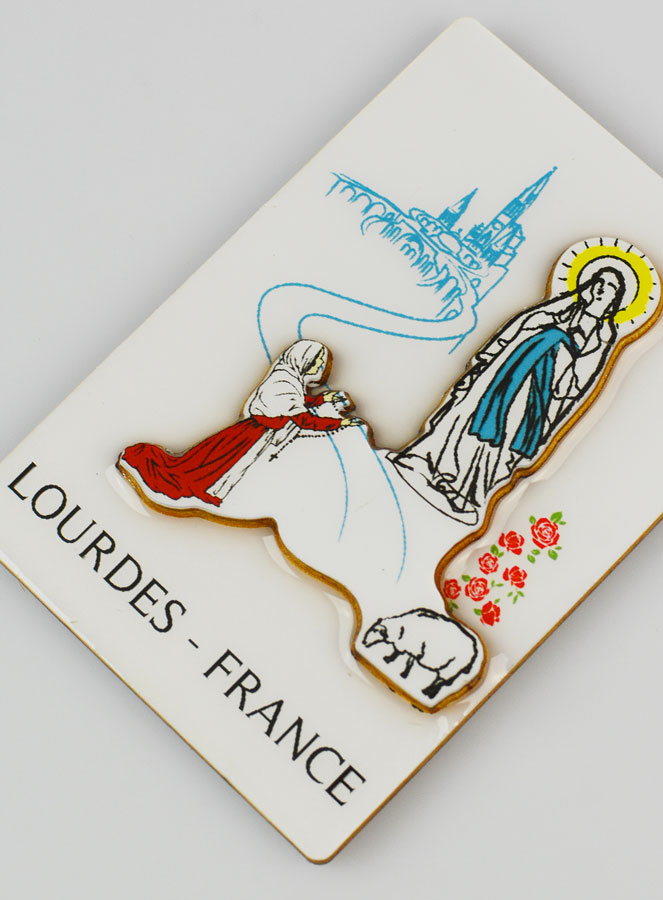 Magnet Apparitions de Lourdes en 2D (pic 2)
