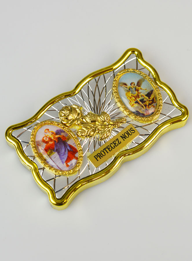 Plaque Auto Magnet St Christophe & Saint Michel (pic 3)