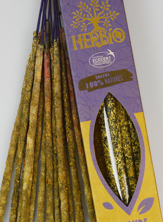 Bâtonnets d'Encens HERBIO Ecocertifiés - Lavande 25g (pic 3)