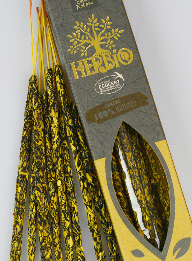Bâtonnets d'Encens HERBIO Ecocertifiés - Musc Blanc 25g (pic 3)