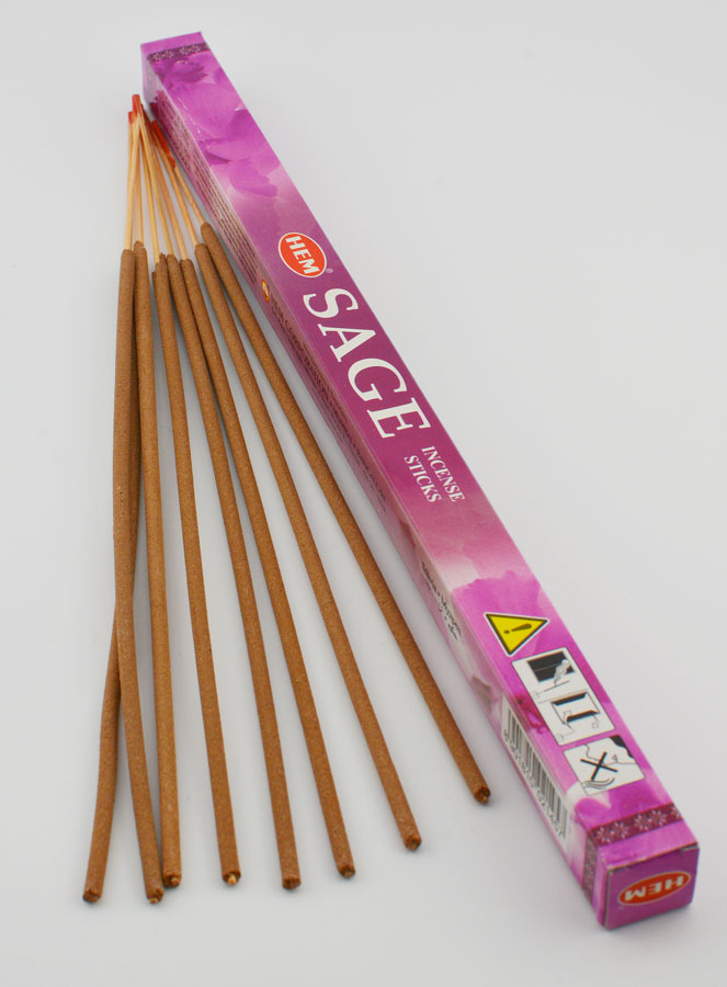 Encens Sauge HEM - 8 Bâtonnets (pic 2)