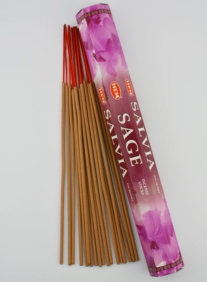 Encens Sauge HEM - 20 Bâtonnets (pic 1)