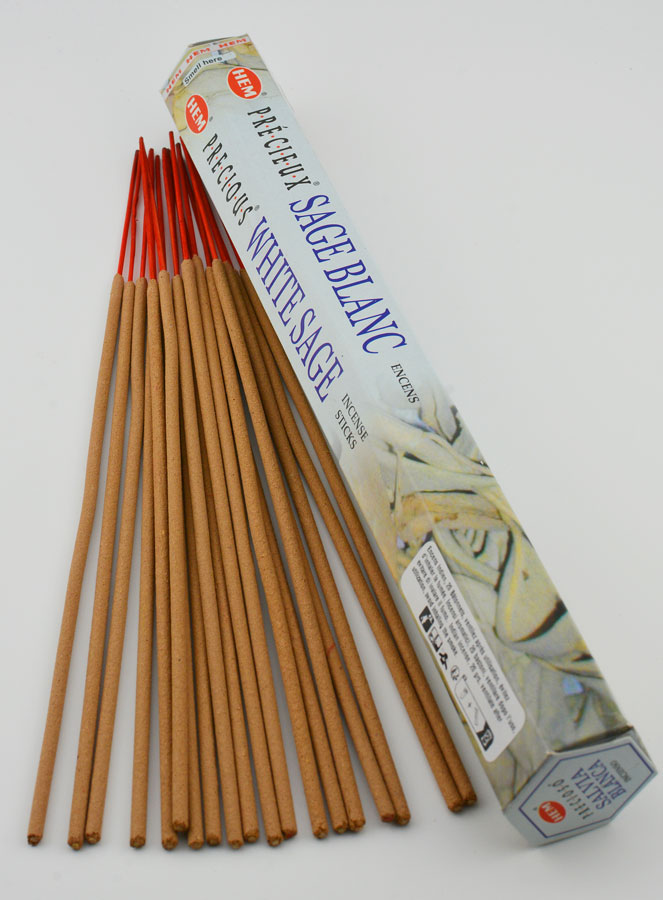 Encens Sauge Blanche HEM - 20 Bâtonnets (pic 2)