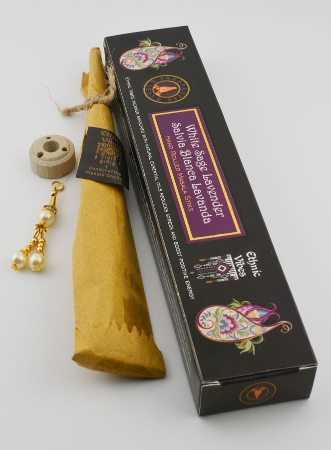 Encens Masala Sauge Blanche & Lavande -15g (pic 2)