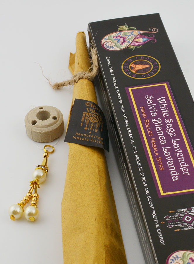 Encens Masala Sauge Blanche & Lavande -15g (pic 4)