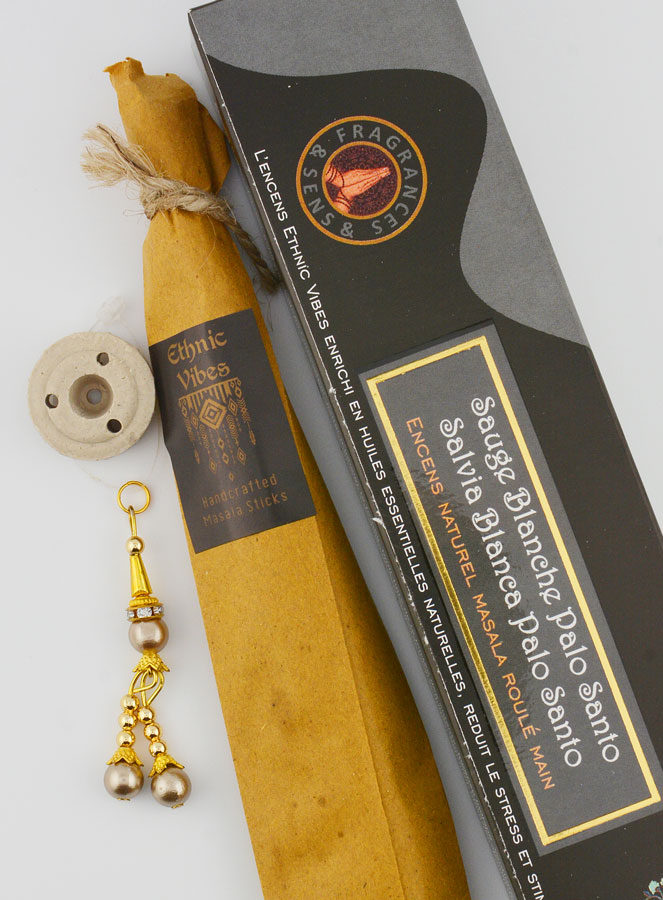 Encens Masala Sauge Blanche & Palo Santo -15g (pic 3)