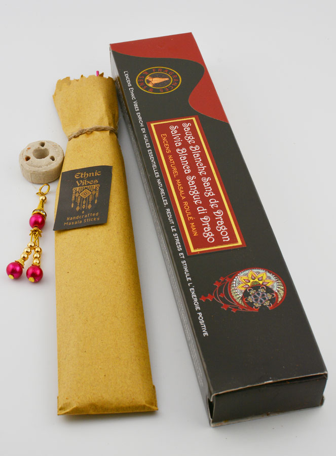 Encens Masala Sauge Blanche & Sang de Dragon -15g (pic 2)