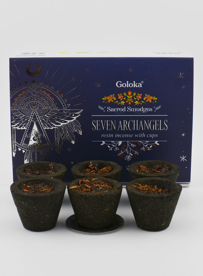 Coupelles d'Encens Naturel Goloka - 7 Archanges (pic 1)