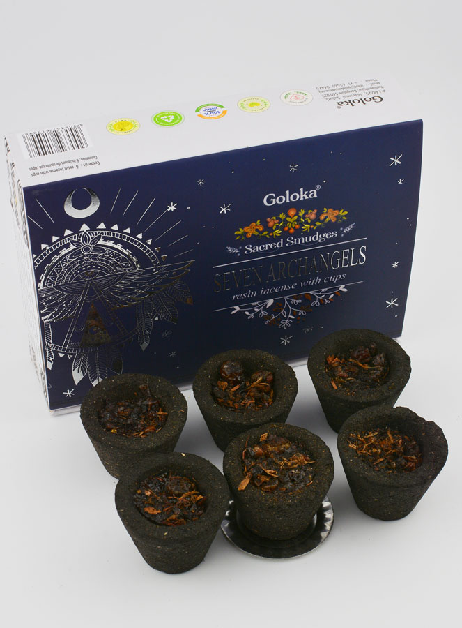 Coupelles d'Encens Naturel Goloka - 7 Archanges (pic 3)