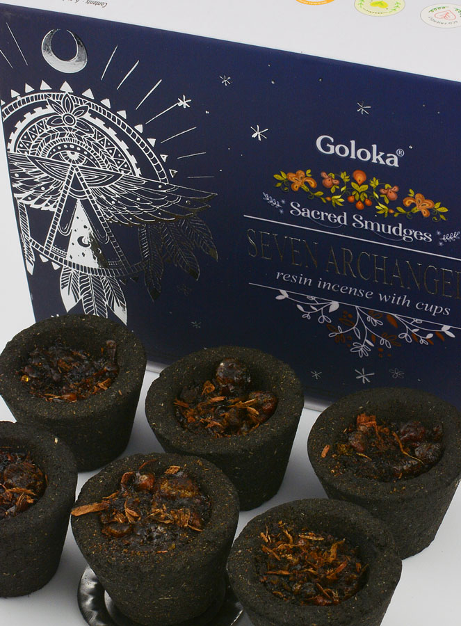 Coupelles d'Encens Naturel Goloka - 7 Archanges (pic 4)