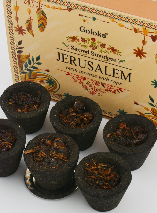 Coupelles d'Encens Naturel Goloka - Jerusalem (pic 4)