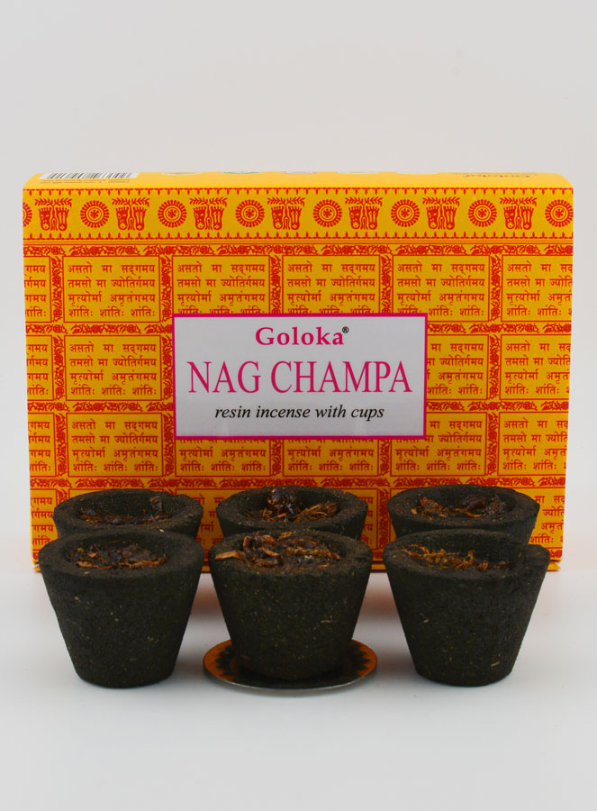 Coupelles d'Encens Naturel Goloka - Nag Champa (pic 1)