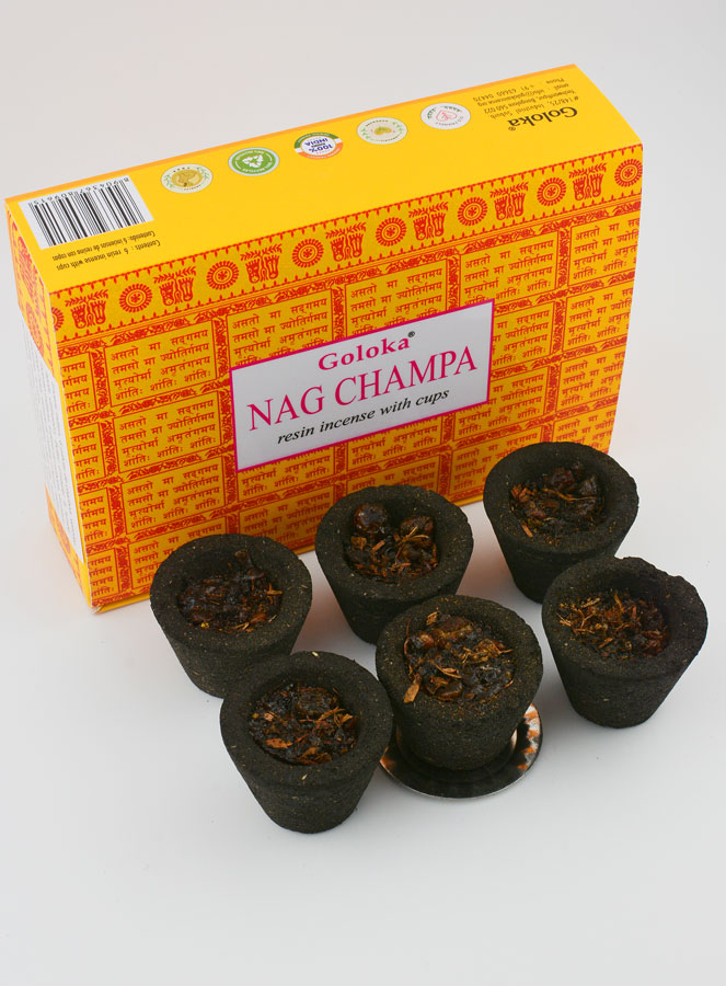 Coupelles d'Encens Naturel Goloka - Nag Champa (pic 3)