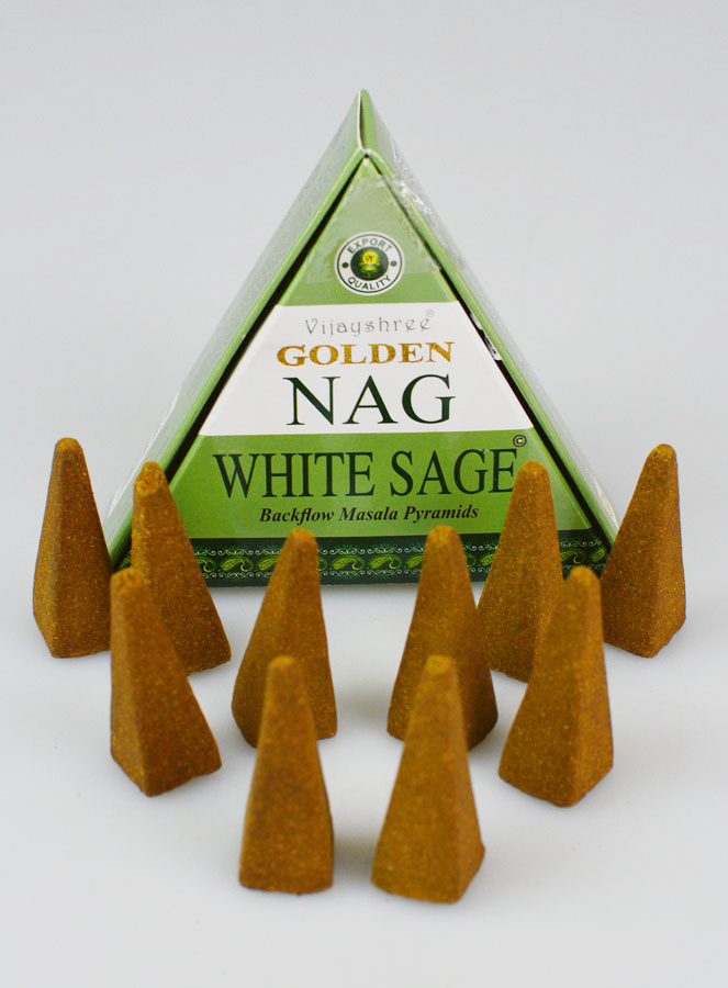 Encens Cônes Vijayshree 15g - Sauge Blanche (pic 1)