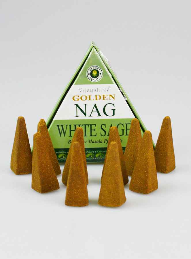 Encens Cônes Vijayshree 15g - Sauge Blanche (pic 2)