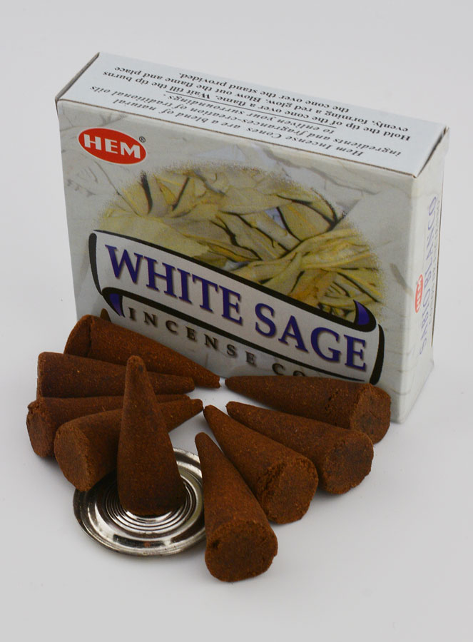 Encens en Cônes - Sauge Blanche (pic 2)