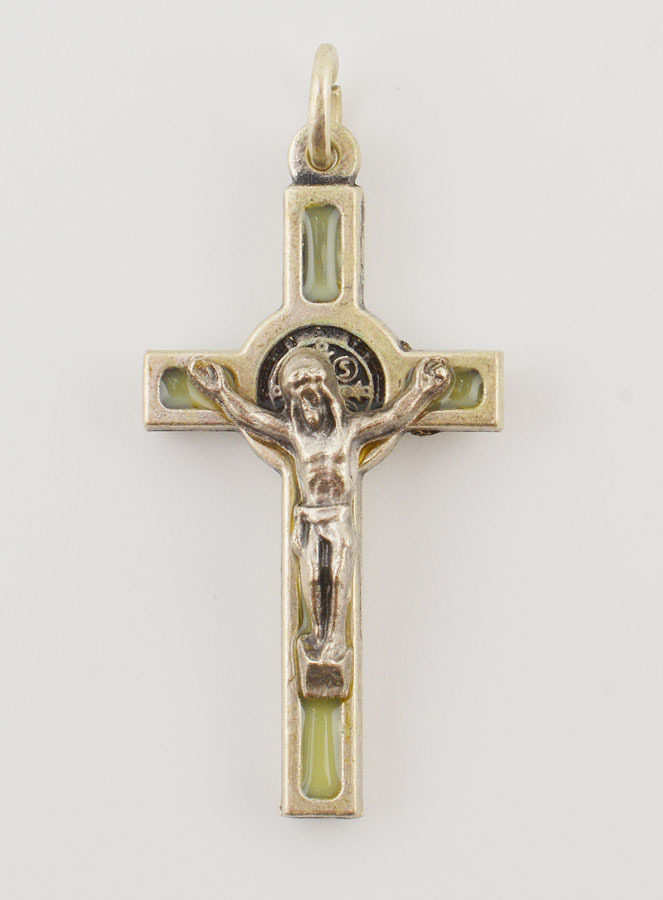 Pendentif Croix de Saint Benoit - Fluo (pic 1)
