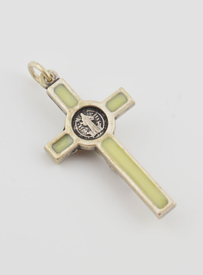 Pendentif Croix de Saint Benoit - Fluo (pic 2)