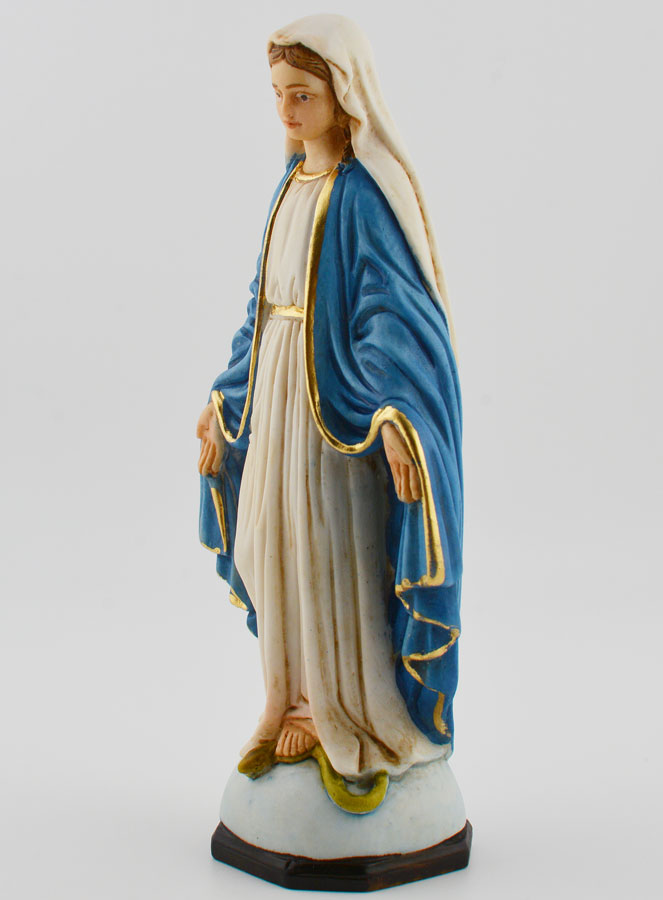 Holyart - Statue Saint Antoine De Padoue Avec Enfant Jésus - Résine, Base Dorée - 15 Cm De Hauteur - Décoration Religieuse