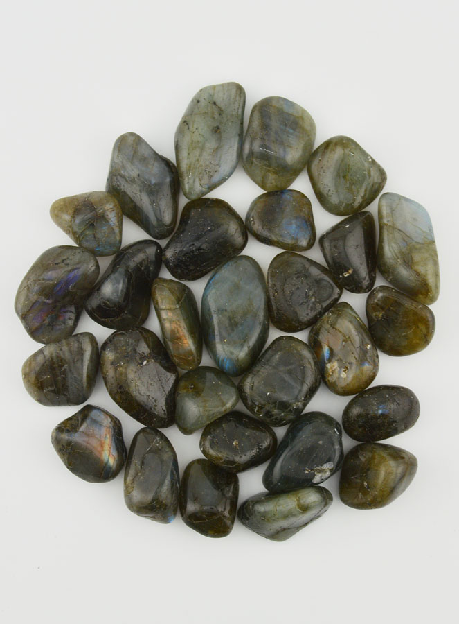 Pierre Naturelle roulée de Labradorite - 2cm (pic 1)