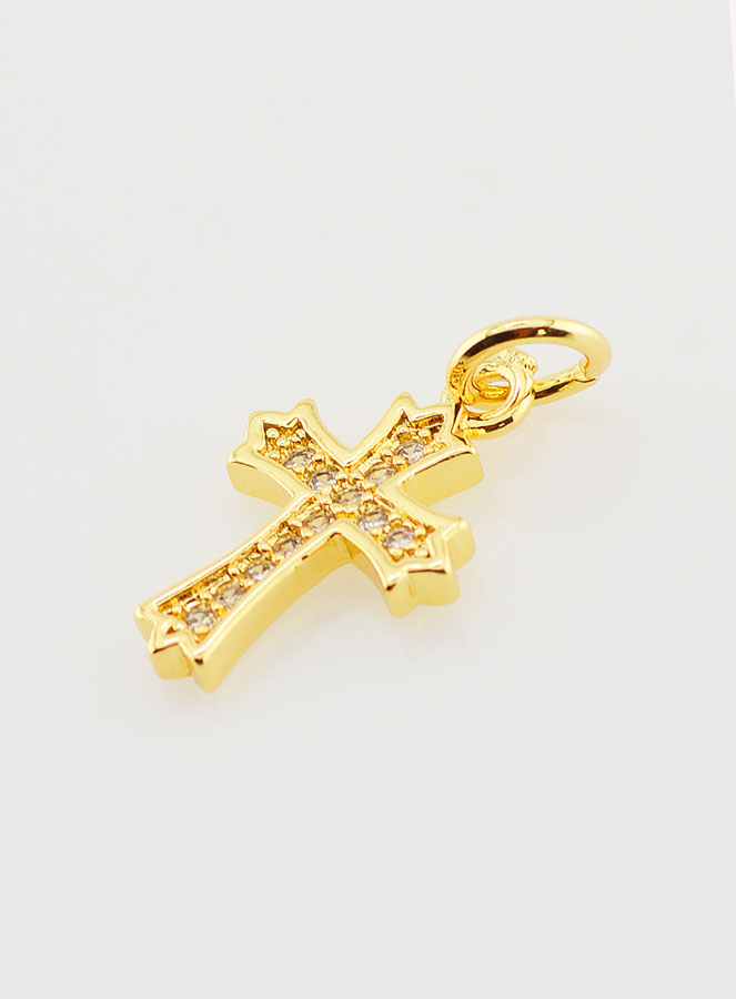 Pendentif Croix Baroque Zirconiums (pic 2)