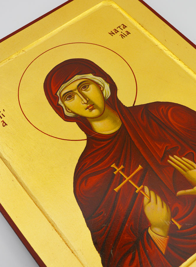 Icône Religieuse Sainte Nathalie - 30cm (pic 3)