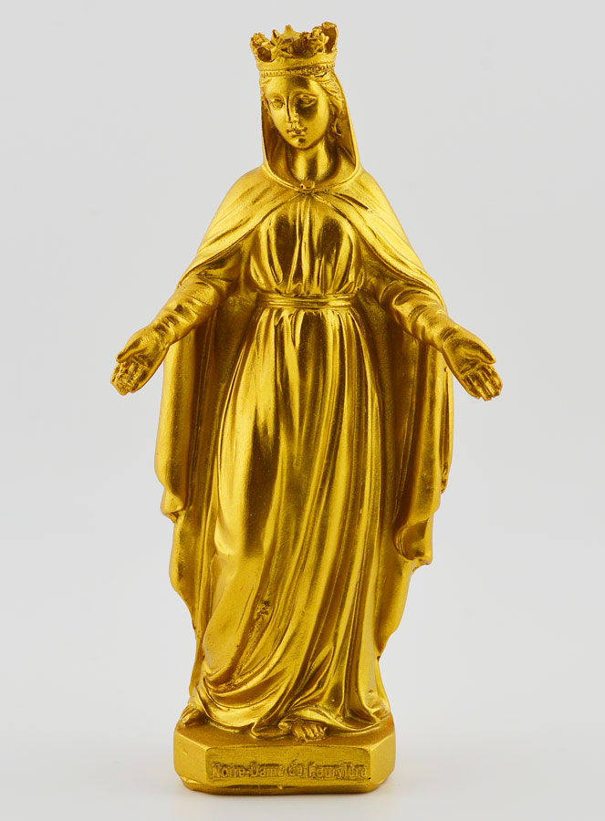 Statue Religieuse Notre Dame de Fourvière - 12cm (pic 1)