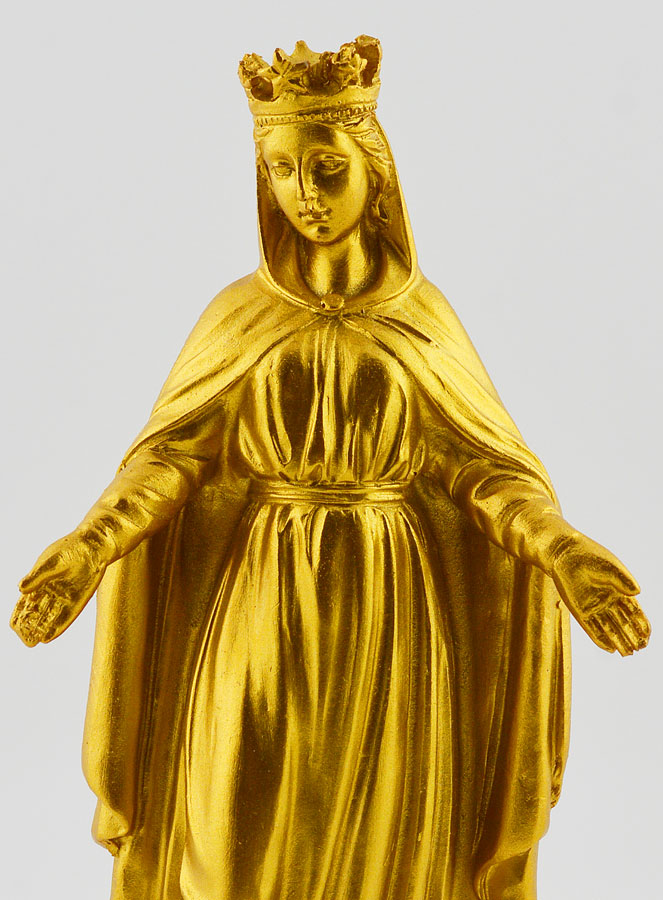 Statue Religieuse Notre Dame de Fourvière - 12cm (pic 4)