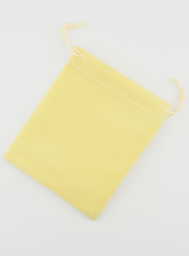 Pochette Chapelet Cadeau Velours 12cm - Beige (pic 1)