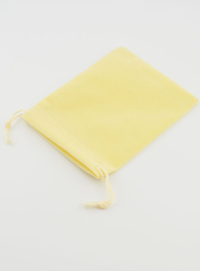 Pochette Chapelet Cadeau Velours 12cm - Beige (pic 3)