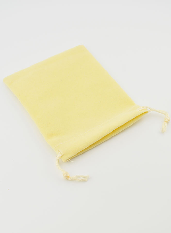 Pochette Chapelet Cadeau Velours 12cm - Beige (pic 4)