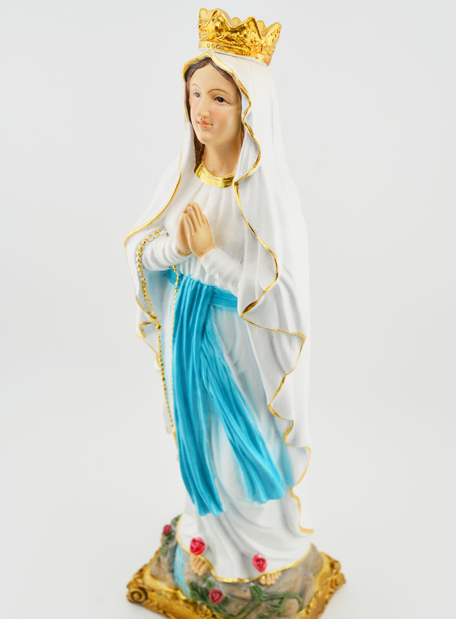 Statue Religieuse Vierge Couronnée - 30cm (pic 2)