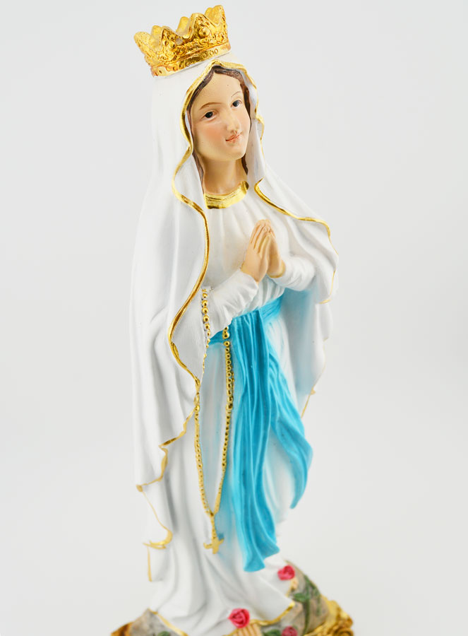 Statue Religieuse Vierge Couronnée - 30cm (pic 3)