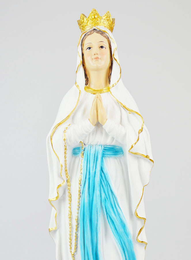 Statue Religieuse Vierge Couronnée - 40cm (pic 4)
