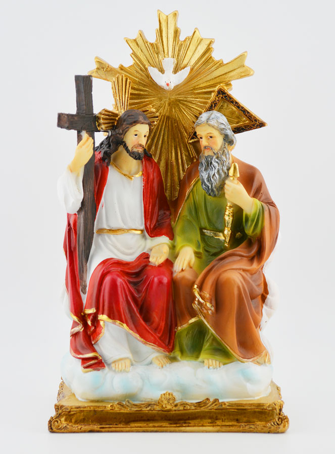 Statue Religieuse de la Sainte Trinité - 20cm (pic 1)