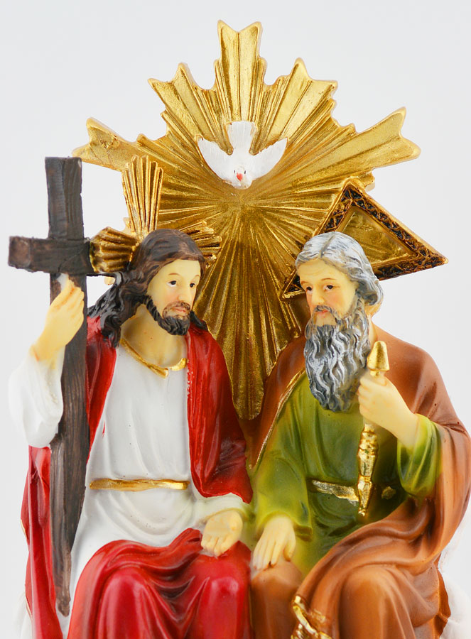 Statue Religieuse de la Sainte Trinité - 20cm (pic 4)