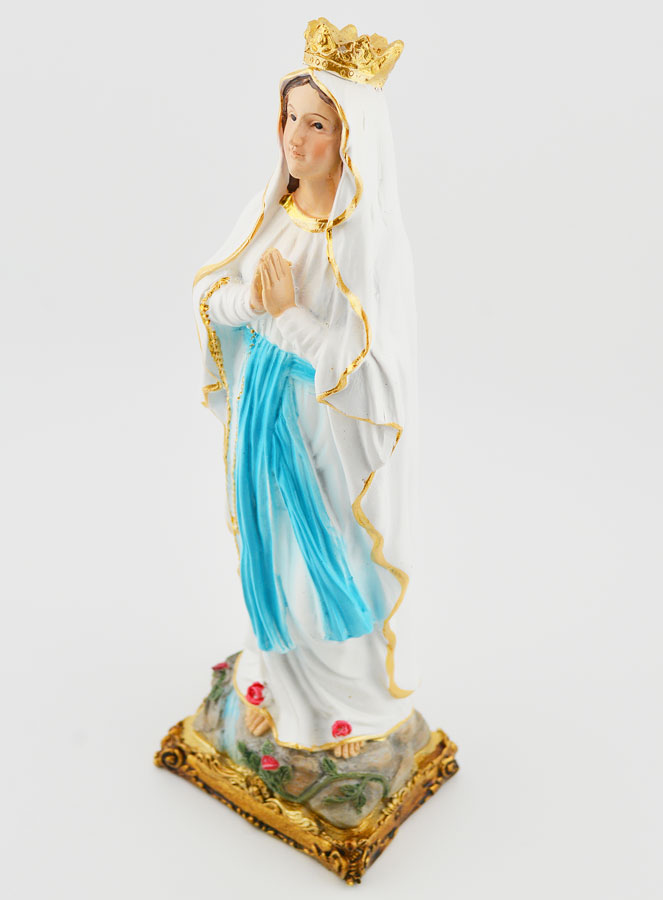 Statue Religieuse Vierge Couronnée - 20cm (pic 2)